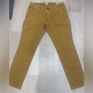 Men's Casual Cotton Chino Pants - Tan 38x32